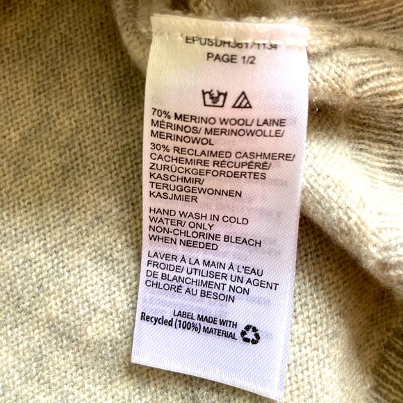 En Thread Merino-Cashmere Cardigan - Picture 3 of 5